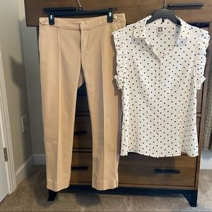 Outfit for work pants and shirt set